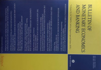 Image of Bulletin of Monetary Economics and Banking Volume 24, Special Issue