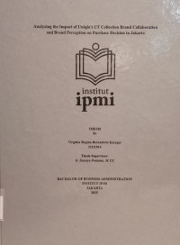 Image of Analyzing the Impact of Uniqlo's UT Collection Brand Collaboration and Brand Perception on Purchase Decision in Jakarta