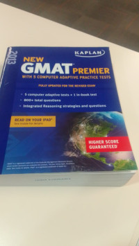 Image of New GMAT PREMIER with 5 computer adaptive practice test