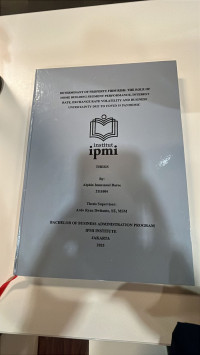 Image of Determinant of property frim risk: the role of home bulding segment performance, interest rate, exchange rate volatility and business uncertainty due to covid 19 pandemic