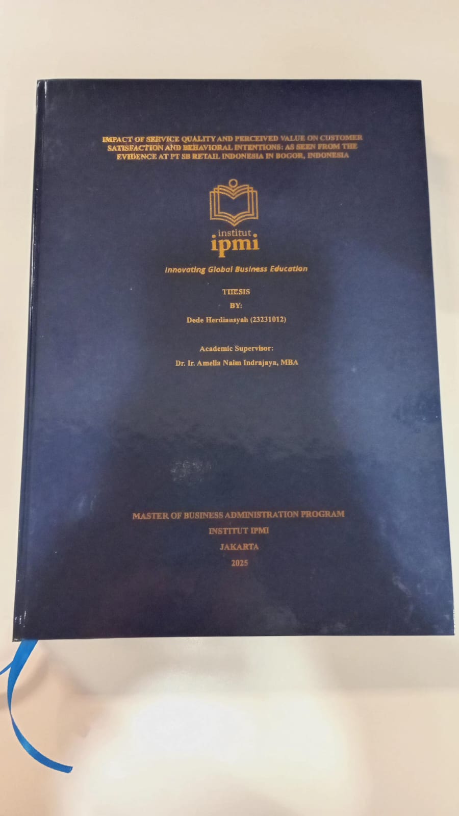 Impact of service quality and perceived valus on customer satisfaction and behavioral intentions: as seen from the evidence at PT SB Retail Indonesia in Bogor, Indonesia