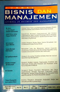 Jurnal Bisnis dan Manajemen Vol 10 No.2