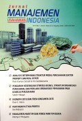 Jurnal Manajemen Usahawan Indonesia Vol 44 No.1