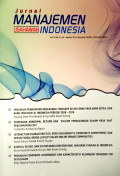 Jurnal Manajemen Usahawan Indonesia Vol 44 No.3