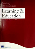 Academic of Management Learning and Education Vol 18 No.2