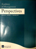 Academy of Management Perspectives Vol 28 No.4