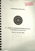 E-Journal Ekonomi Pembangunan Universitas Udaya No.3 (7,9,11,12)-2014