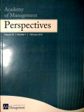 Academy of Management Perspectives Vol 30 No.1