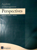 Academy of Management Perspectives Vol 30 No.2