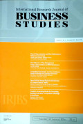International Research Journal of Business Studies Vol 8 No.3