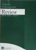 Academy of Management Review Vol 39 No.4
