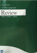 Academy of Management Review Vol 42 No.2