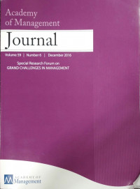 Academy of Management Journal Vol 59 No.6