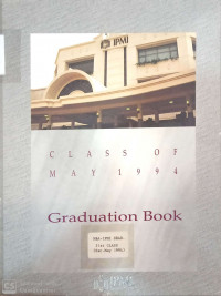 Graduation Book : Class of May 1994