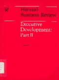 Executive development : part II