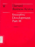 Executive development : part III
