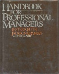 Handbook for professional managers