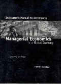 Instructor`s manual to accompany managerial economics in a global economy
