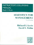 Instructor`s solutions manual statistics for management