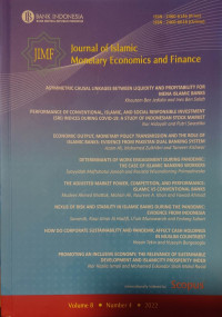 Journal of Islamic Monetary Economics and Finance Volume 8 Number 4