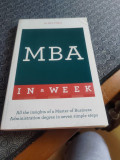MBA in a week