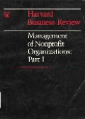 Management of nonprofit organizations : Part I