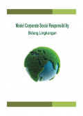 Model Corporate Social Responsibility Bidang Lingkungan
