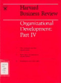 Organizational development : part IV