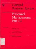 Personnel management : part III
