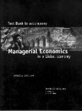 Test bank to accompany managerial economics in a global economy