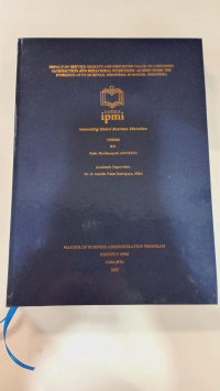 Impact of service quality and perceived valus on customer satisfaction and behavioral intentions: as seen from the evidence at PT SB Retail Indonesia in Bogor, Indonesia