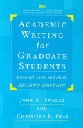 Academic Writing for Graduate Students: Essential Tasks and Skills