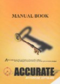 ACCURATE accounting software : manual book