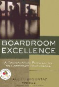 Boardroom excellence : a commonsense