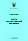 Buku pedoman komite penanggulangan kemiskinan