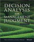 Decision analysis for management judgment