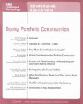 Equity portfolio construction