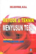 Metode & teknik menyusun tesis