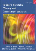 Modern portfolio theory and investment analysis