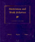 Motivation and work behavior