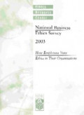 National business ethics survey 2003 : how employees view ethics in their organizations