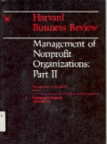 Management of nonprofit organizations : Part II