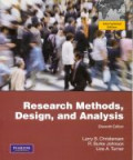 Research methods, design, and analysis