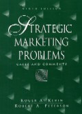 Strategic marketing problems : cases and comments