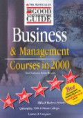 The Good universities guide business & management courses in 2000