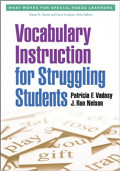 Vocabulary Instruction for Struggling Students