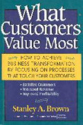 What customers value most : how to achieve business transformation by focusing on processes that touch your customers, satisfied customers, increased revenue, improved profitability