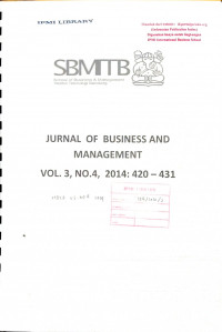 Journal of Business Administration Vol 3 No.4
