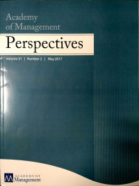 Academy of Management Perspectives Vol 31 No.2