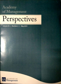 Academy of Management Perspectives Vol 33 No.2